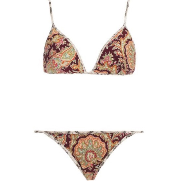 Zimmermann Other - NWT Zimmermann Essence Switch Triangle Bikini Set